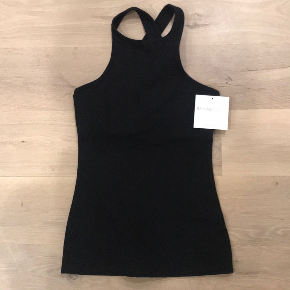Beyond Yoga high-neck fitted tank